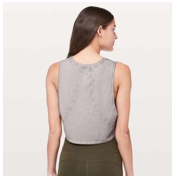 Lululemon Muscle Love Crop Tank *Fade Washed French Clay - Size 2-4 - Picture 1 of 6